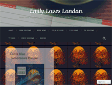 Tablet Screenshot of emilyloveslondon.com